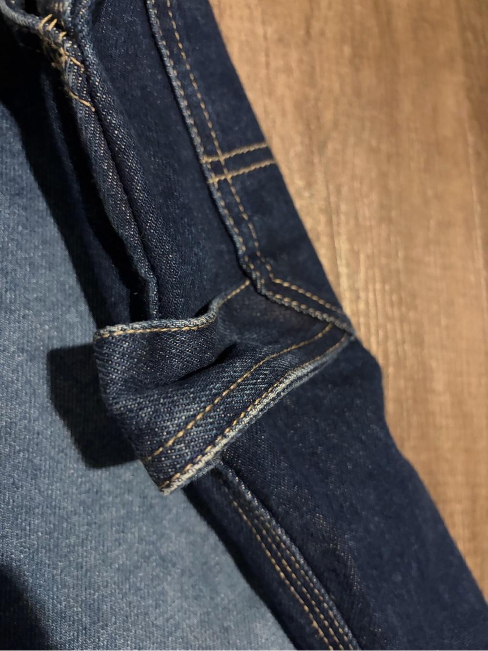 Nevada Baggy men’s faded dark blue carpenter jeans - Picture 4 of 5